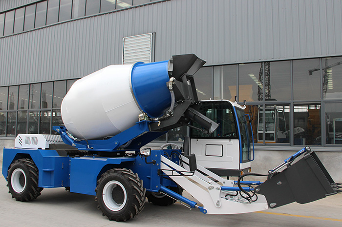 EL350 self loading concrete mixer